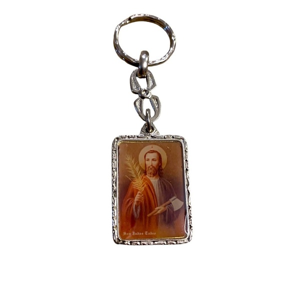 Keychain | Religious Catholic Christian Faith Prayer New San Judas Tadeo - Picture 1 of 6